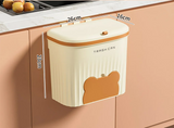PureClean Wandmülleimer – 8,5L / 12L Mit Deckel