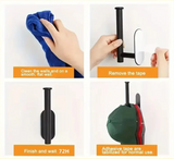 HatFlow Edelstahl Cap-Organizer – Selbstklebender Halter