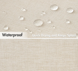 WellenGlanz Luxus-Duschvorhang – Wasserdichter Vorhang mit elegantem Wellensaum