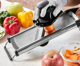 Mandoline Gemüsehobel Verstellbar Edelstahl – Küchen Schneider | Julienne & Scheiben | Profi Küchenzubehör