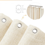 WellenGlanz Luxus-Duschvorhang – Wasserdichter Vorhang mit elegantem Wellensaum