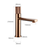 AuroraVero Design Waschbeckenarmatur in Roségold