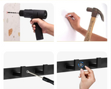 IronMate Edelstahl Wandgarderobe – Multifunktionale Haken