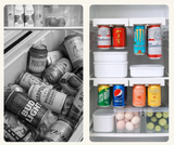 CoolRack – Doppelte Dosenablage & Ausziehbarer Kühlschrank-Organizer