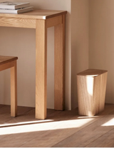 EcoWood Press-Abfalleimer – Stilvoller Holz-Mülleimer