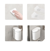 WaveSense Sensor-Mülleimer 9L – Automatisch, Wandmontierbar & Wasserdicht