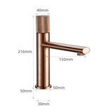 AuroraVero Design Waschbeckenarmatur in Roségold