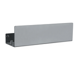 AquaOrdnung Wandablage Schwarz – Duschregal Aluminium | Mit Haken für Zubehör | Feuchtigkeitsbeständig