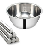 StackSteel Essential – Edelstahl-Rührschüssel-Set Stapelbar