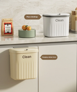 CleanMate Multifunktions-Wandmülleimer – 8,5L / 12L Mit Deckel