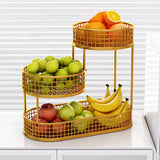 KitchenCharm – Metall-Drahtkorb für Obst & Gemüse