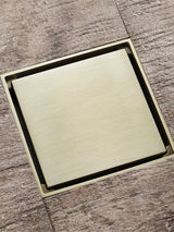 Rosentra FlowGuard 10×10 – Premium Duschablauf aus Edelstahl 304 in Roségold mit Geruchsstopp