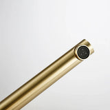 Orvessa GoldLine – Designer Waschtischarmatur | Gebürstetes Gold