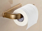 LuxiCopper – Eleganter Toilettenpapierhalter aus Premium-Metall in Gebürstetem Design