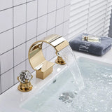 GoldQuell Dreiloch Waschtischarmatur