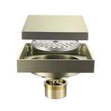 Rosentra FlowGuard 10×10 – Premium Duschablauf aus Edelstahl 304 in Roségold mit Geruchsstopp