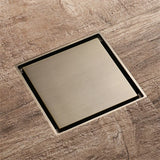 Rosentra FlowGuard 10×10 – Premium Duschablauf aus Edelstahl 304 in Roségold mit Geruchsstopp