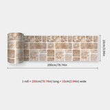 DecoMosaic 3D Mosaik Wandaufkleber – Selbstklebender, wasserdichter Backsplash