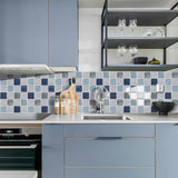 StyleCore 3D Backsplash Fliesenaufkleber – Selbstklebende wasser