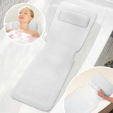 HydroLux Vollkörper-Badekissen – Ergonomische Rutschfeste Badewannenmatte mit Saugnäpfen