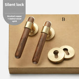 SilentLock Retro Holz-Türschloss