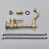 Bronara FlexPull Vintage Küchenarmatur – Antikbronze Wasserhahn