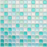 CrystalFlex 3D Mosaik Fliesenaufkleber – Glasoptik Selbstklebende Wandfliesen