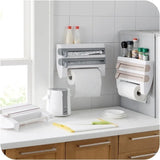 MultiLine 4-in-1 Küchenrollenhalter – Wandorganizer
