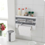 MultiLine 4-in-1 Küchenrollenhalter – Wandorganizer