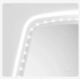 LumiArc Halbkreis LED Wandspiegel – Moderner Badezimmerspiegel