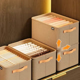 SchrankMeister Wäscheeinsatz – Kleidereinsatz für Schrank und Schublade | Perfekte Kleiderordnung | Platzsparende Aufbewahrung
