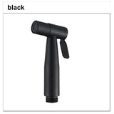 AquaJet Pro Hand-Bidetdusche in Schwarz-Grau-Silber