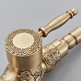 Bronara FlexPull Vintage Küchenarmatur – Antikbronze Wasserhahn