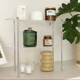 AcrylLux Duo Organizer – Doppelstöckiger Kosmetik- & Badezimmerständer