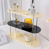 AcrylLux Duo Organizer – Doppelstöckiger Kosmetik- & Badezimmerständer