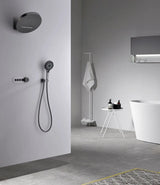ThermaLux RainSpa – Thermostat Duschsystem | 3-in-1 Regenbrause | Wandmontage in Gold oder Grau