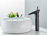 AntikFlow Waschtischarmatur Bronze – Wasserfall Wasserhahn Messing | Einhebel Mischer | Klassisches Badezimmer Highlight
