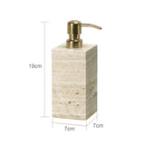 NaturaVero Travertin Badaccessoire-Set