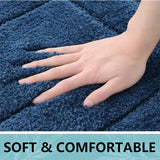 Rutschfeste Badematte Groß Mikrofaser – Türmatte & Badteppich | Wasserabsorbierend | Weich & Pflegeleicht