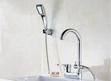 Hochwertige Waschbeckenarmatur mit Mischfunktion und Einhandbedienung aus robustem Messing