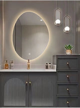 NovaGlow LED Designer Spiegel – Unregelmäßiger Badezimmerspiegel