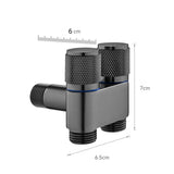 HydroLink DuoMax – 2-Wege Wandventil für Waschmaschine & Toilette