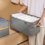 SchrankMeister Wäscheeinsatz – Kleidereinsatz für Schrank und Schublade | Perfekte Kleiderordnung | Platzsparende Aufbewahrung