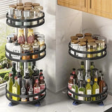 AromaSpin – 360° Drehbarer Gewürz- und Küchen-Organizer