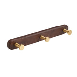 MapleGrip – 3-Haken Handtuchhalter aus Holz & Metall