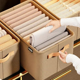 SchrankMeister Wäscheeinsatz – Kleidereinsatz für Schrank und Schublade | Perfekte Kleiderordnung | Platzsparende Aufbewahrung