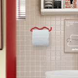 SteelGrip Wand-Toilettenpapierhalter – Robuster Metallhalter in Schwarz oder Rot