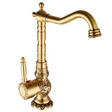 Aurelia OrnateFlow Waschtischarmatur – Antik-Messing Wasserhahn