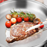 GastroPro Edelstahlpfanne mit Natürlicher Antihaftwirkung & Induktionsgeeignet
