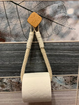 HangEasy Handtuch- und Toilettenpapierhalter aus Seil